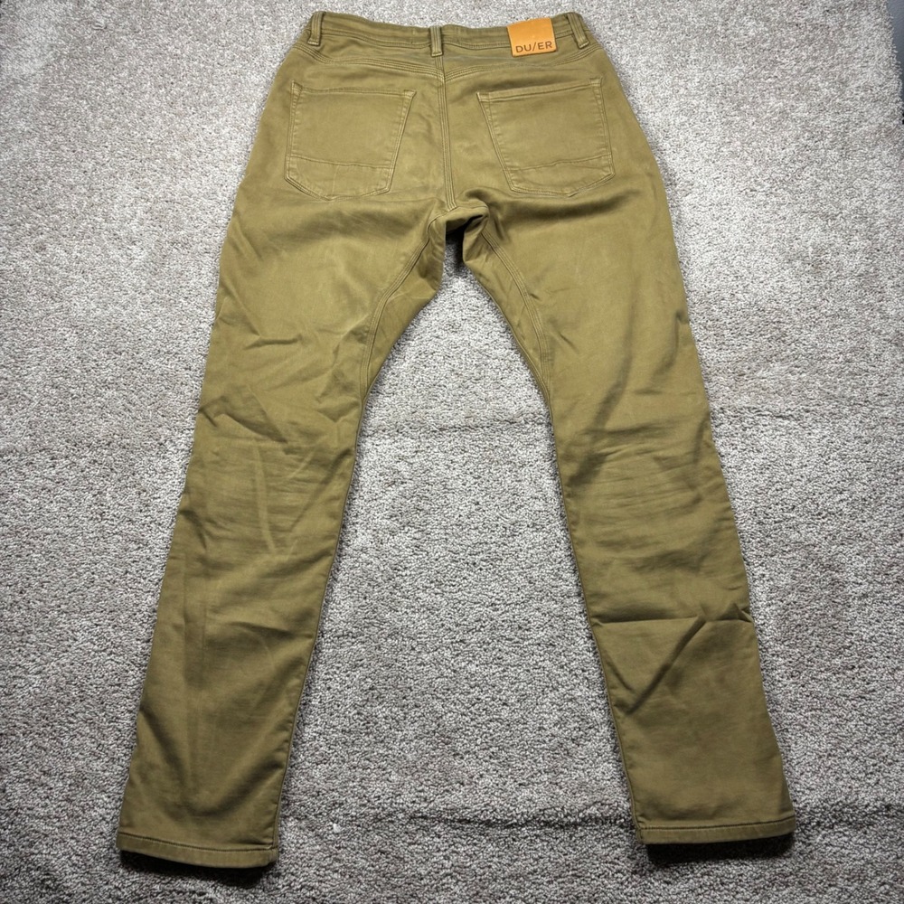 DU/ER No Sweat Pant N2X Relaxed Fit Mens 30x32 Tobacco Khaki Performance Chino‎